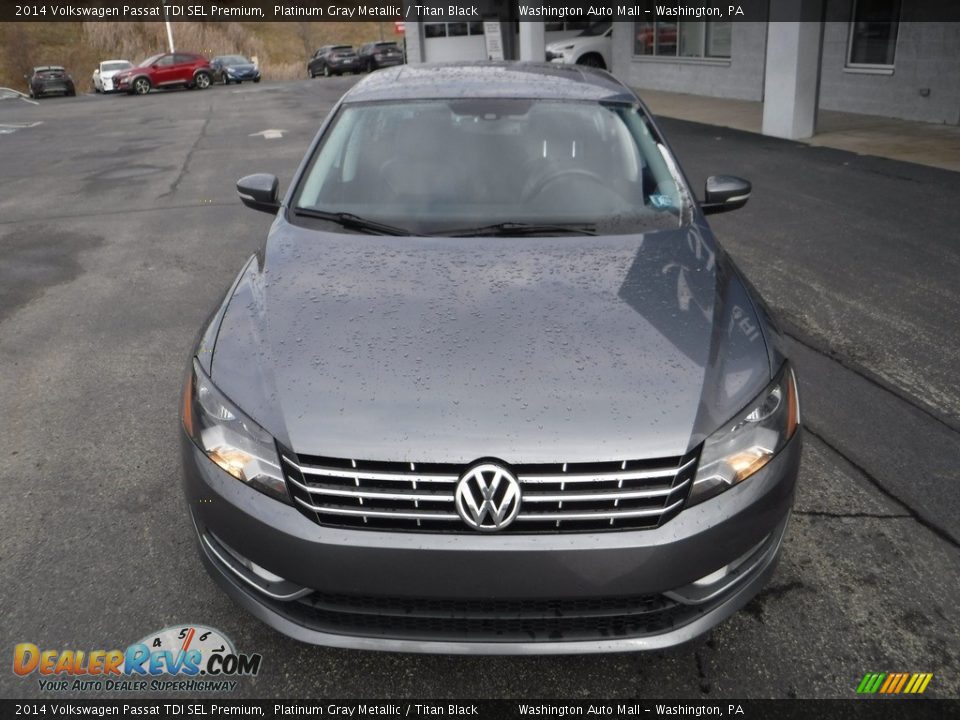 2014 Volkswagen Passat TDI SEL Premium Platinum Gray Metallic / Titan Black Photo #4