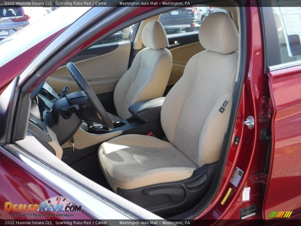 2012 Hyundai Sonata GLS Sparkling Ruby Red / Camel Photo #13