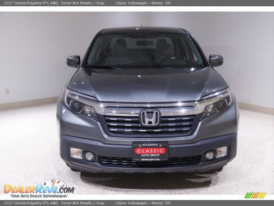 2017 Honda Ridgeline RTL AWD Forest Mist Metallic / Gray Photo #2