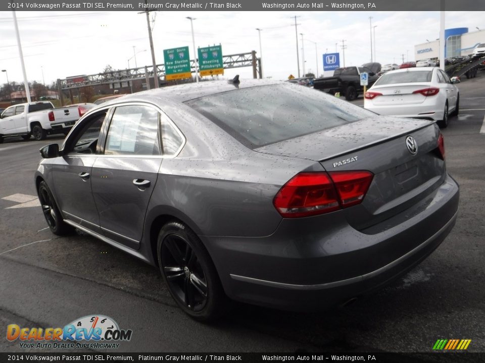 2014 Volkswagen Passat TDI SEL Premium Platinum Gray Metallic / Titan Black Photo #7