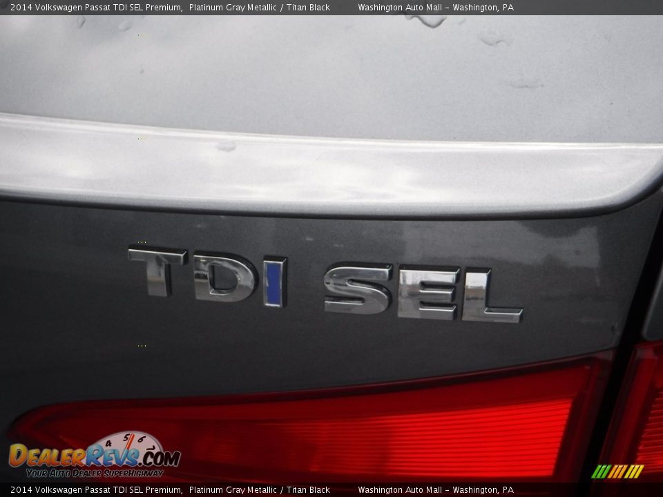 2014 Volkswagen Passat TDI SEL Premium Platinum Gray Metallic / Titan Black Photo #10