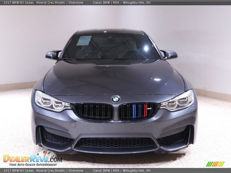 2017 BMW M3 Sedan Mineral Grey Metallic / Silverstone Photo #2