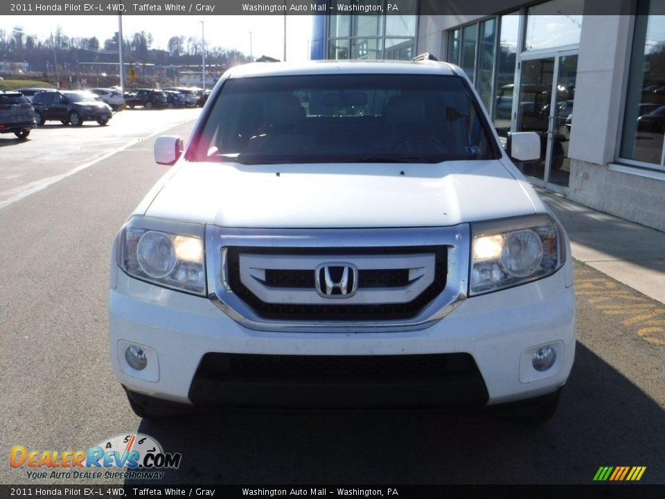 2011 Honda Pilot EX-L 4WD Taffeta White / Gray Photo #4