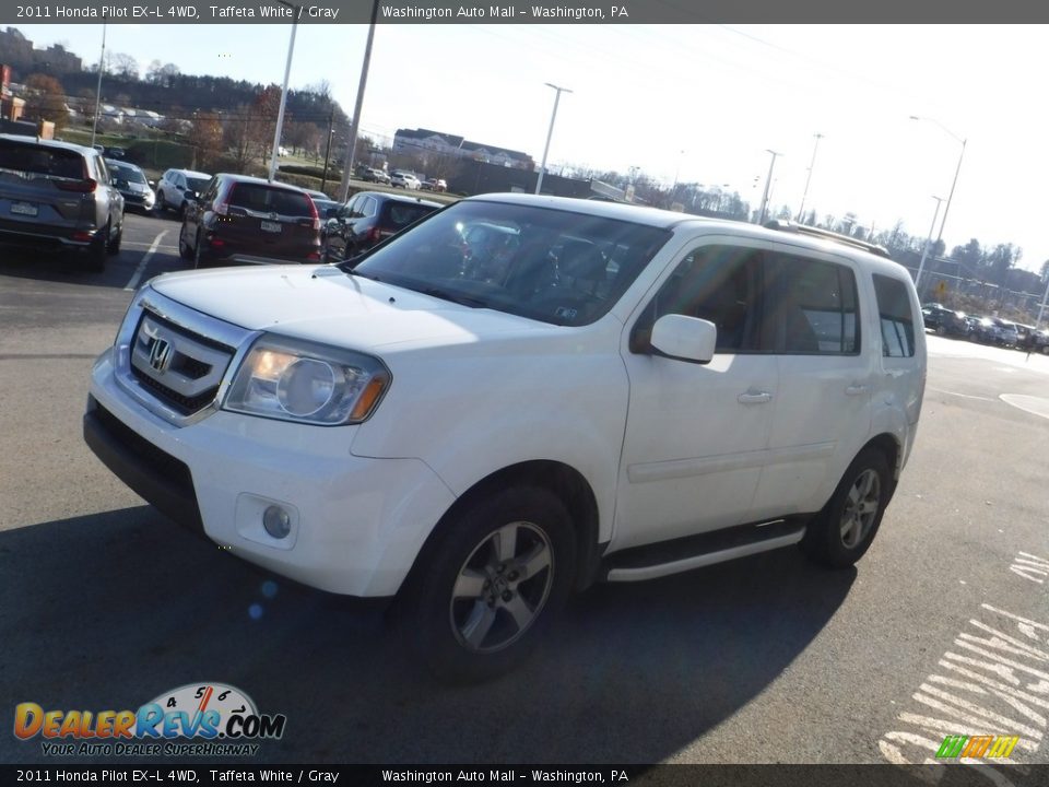 2011 Honda Pilot EX-L 4WD Taffeta White / Gray Photo #5