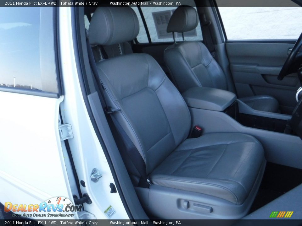 2011 Honda Pilot EX-L 4WD Taffeta White / Gray Photo #11