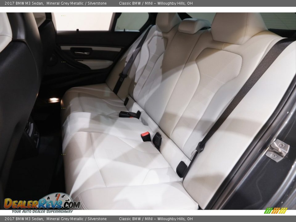 Rear Seat of 2017 BMW M3 Sedan Photo #20