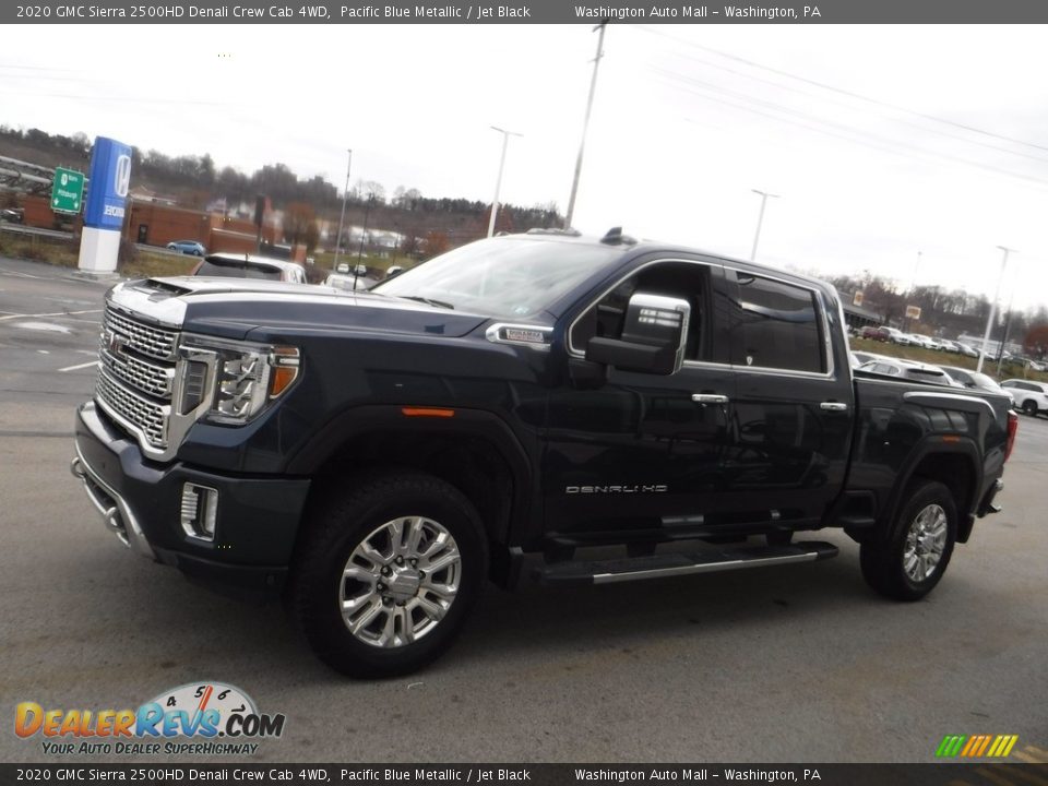 2020 GMC Sierra 2500HD Denali Crew Cab 4WD Pacific Blue Metallic / Jet Black Photo #9