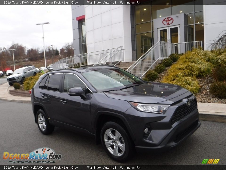 2019 Toyota RAV4 XLE AWD Lunar Rock / Light Gray Photo #1