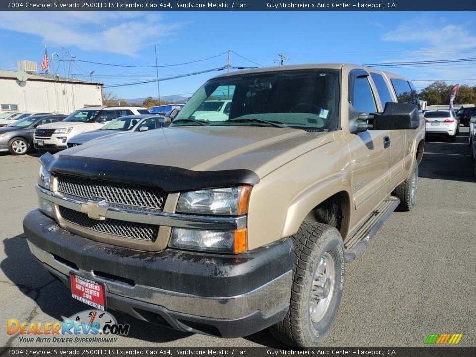 2004 Chevrolet Silverado 2500HD LS Extended Cab 4x4 Sandstone Metallic / Tan Photo #3