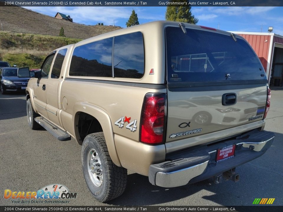 2004 Chevrolet Silverado 2500HD LS Extended Cab 4x4 Sandstone Metallic / Tan Photo #10