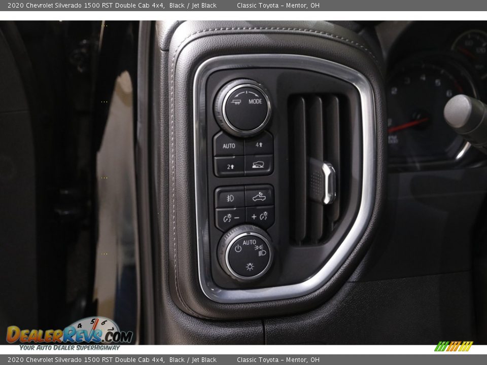 2020 Chevrolet Silverado 1500 RST Double Cab 4x4 Black / Jet Black Photo #6