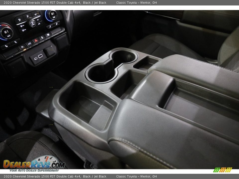 2020 Chevrolet Silverado 1500 RST Double Cab 4x4 Black / Jet Black Photo #14
