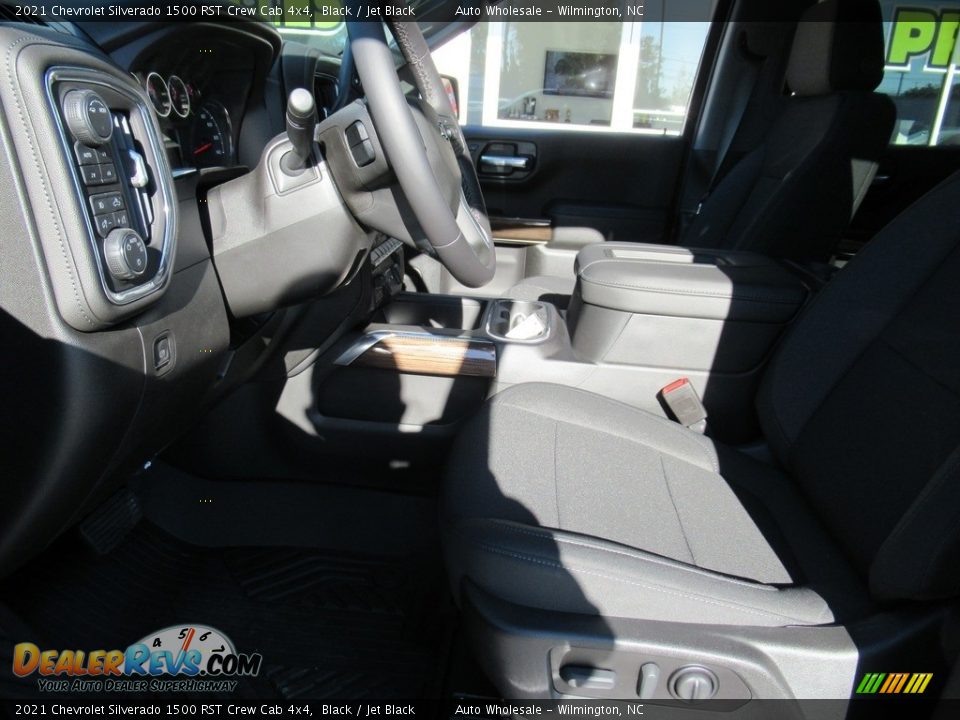 2021 Chevrolet Silverado 1500 RST Crew Cab 4x4 Black / Jet Black Photo #11