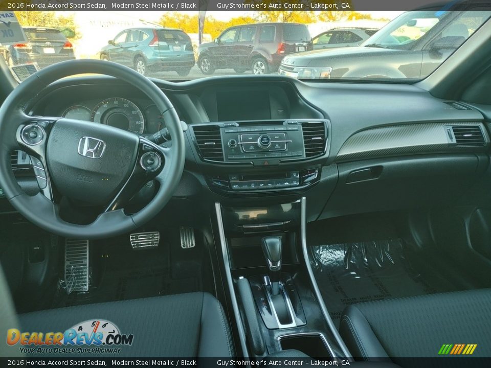 2016 Honda Accord Sport Sedan Modern Steel Metallic / Black Photo #5