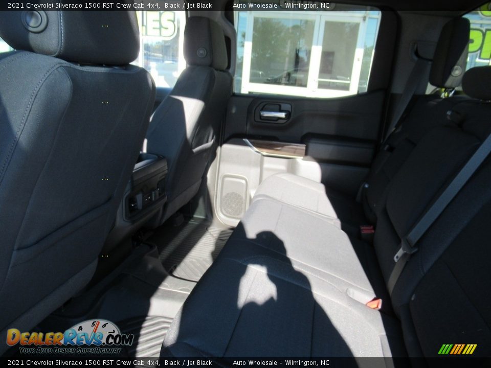 2021 Chevrolet Silverado 1500 RST Crew Cab 4x4 Black / Jet Black Photo #12
