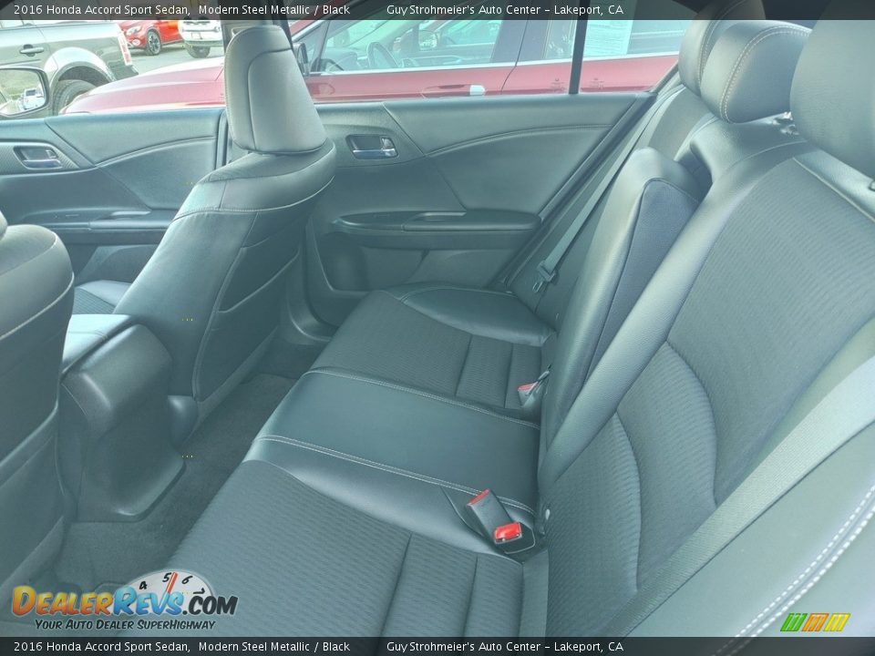 2016 Honda Accord Sport Sedan Modern Steel Metallic / Black Photo #6