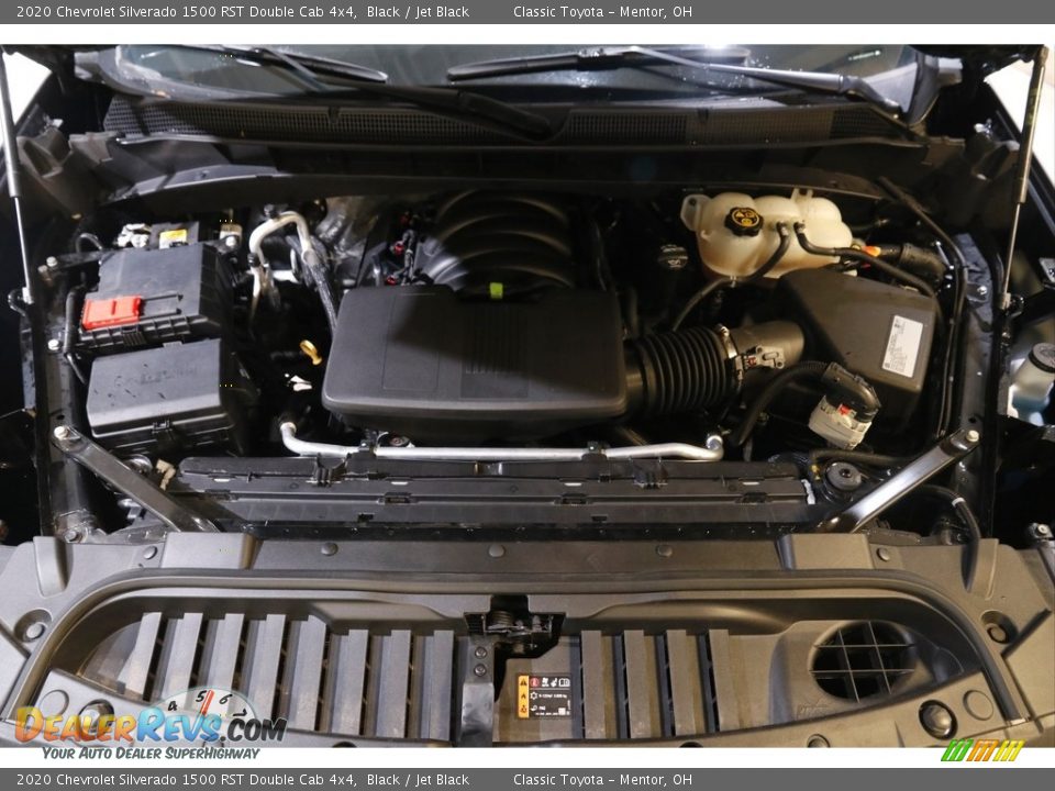 2020 Chevrolet Silverado 1500 RST Double Cab 4x4 Black / Jet Black Photo #19