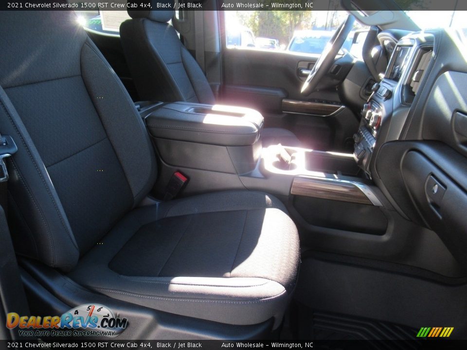 2021 Chevrolet Silverado 1500 RST Crew Cab 4x4 Black / Jet Black Photo #13