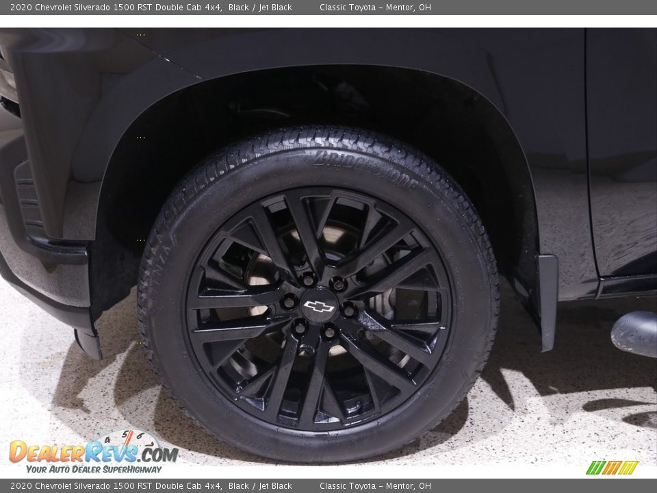 2020 Chevrolet Silverado 1500 RST Double Cab 4x4 Black / Jet Black Photo #20