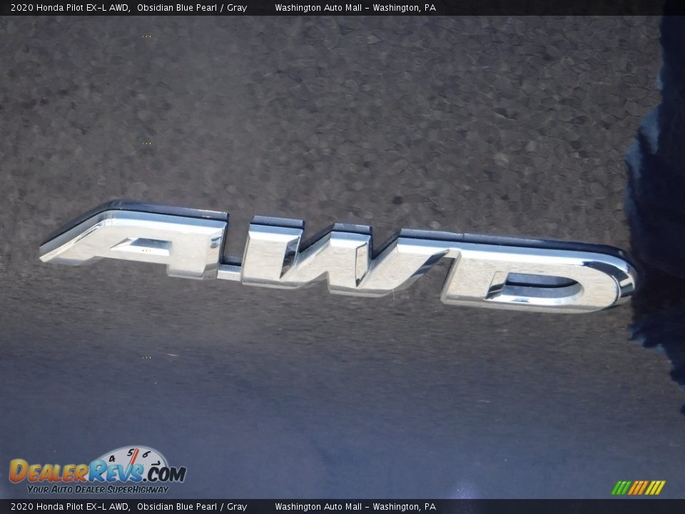 2020 Honda Pilot EX-L AWD Obsidian Blue Pearl / Gray Photo #10