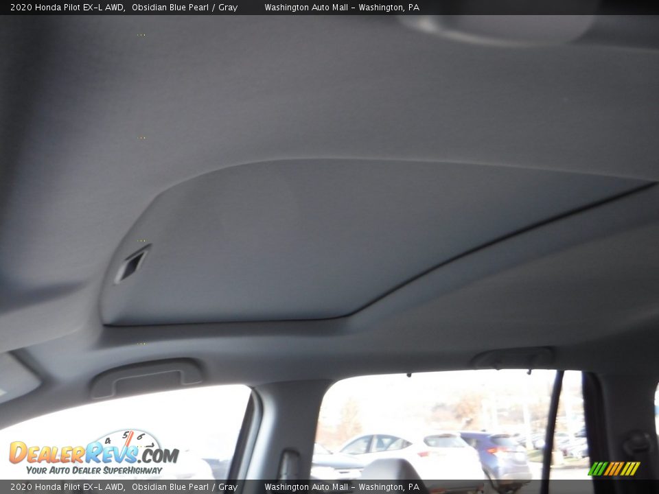 2020 Honda Pilot EX-L AWD Obsidian Blue Pearl / Gray Photo #11