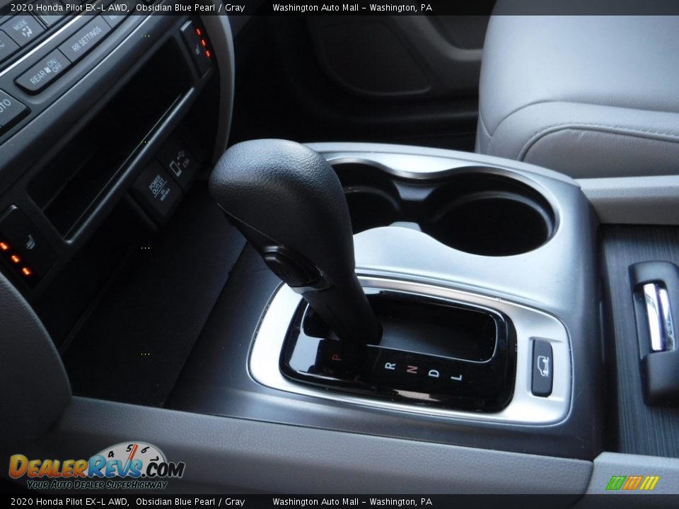 2020 Honda Pilot EX-L AWD Obsidian Blue Pearl / Gray Photo #18