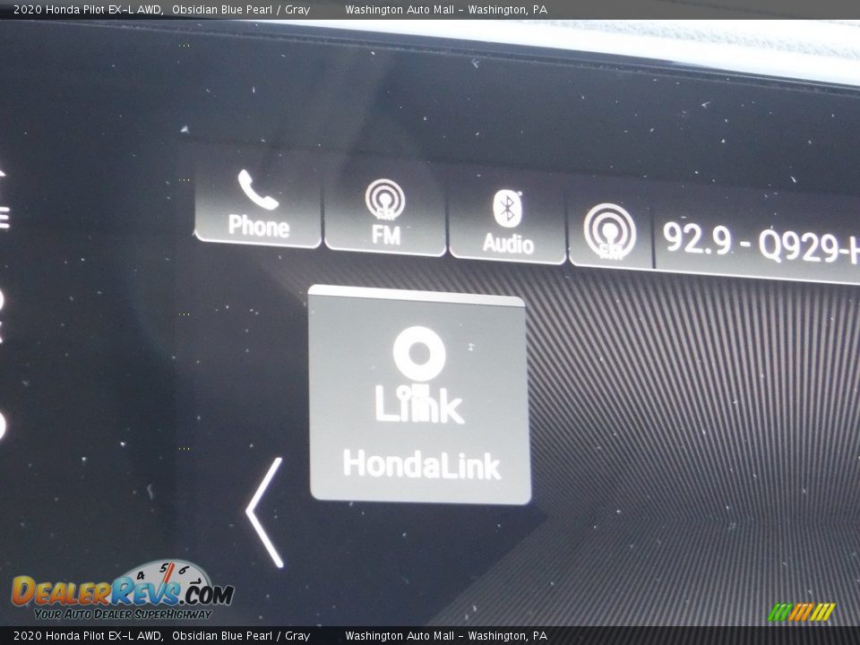2020 Honda Pilot EX-L AWD Obsidian Blue Pearl / Gray Photo #22