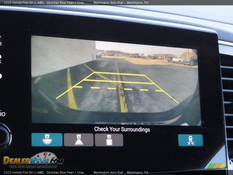 2020 Honda Pilot EX-L AWD Obsidian Blue Pearl / Gray Photo #23