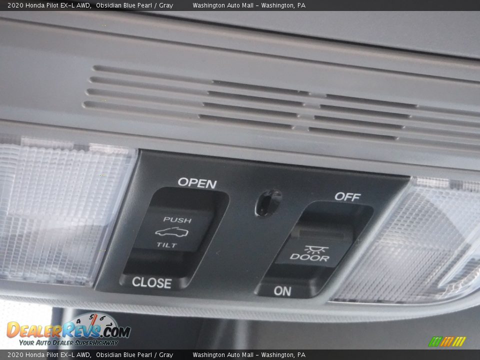2020 Honda Pilot EX-L AWD Obsidian Blue Pearl / Gray Photo #29