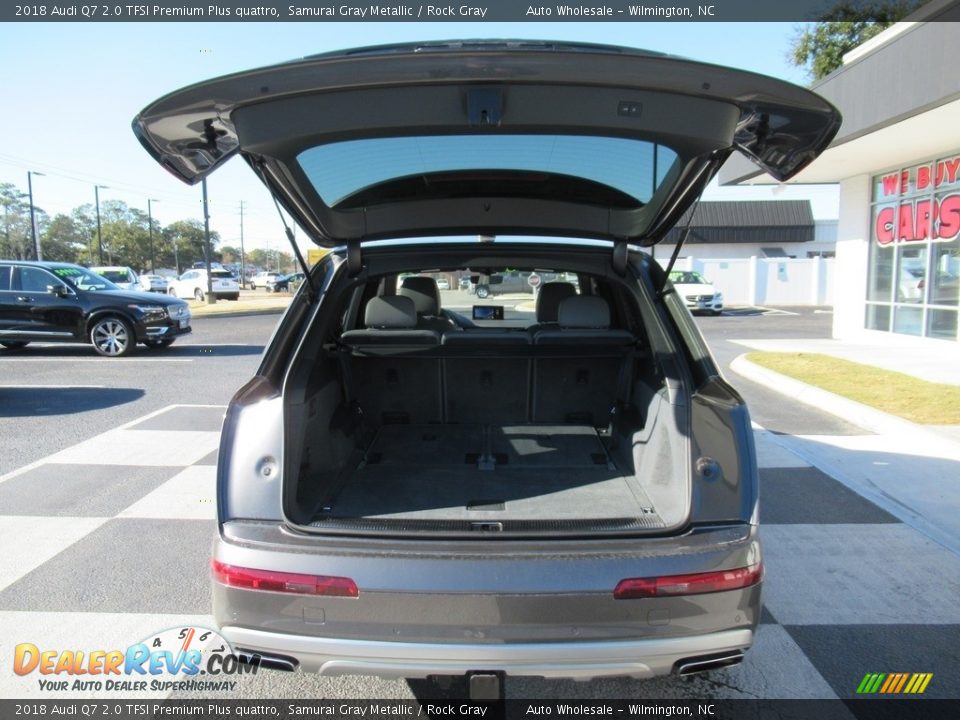 2018 Audi Q7 2.0 TFSI Premium Plus quattro Samurai Gray Metallic / Rock Gray Photo #5