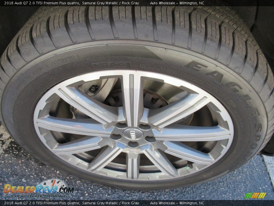 2018 Audi Q7 2.0 TFSI Premium Plus quattro Samurai Gray Metallic / Rock Gray Photo #7