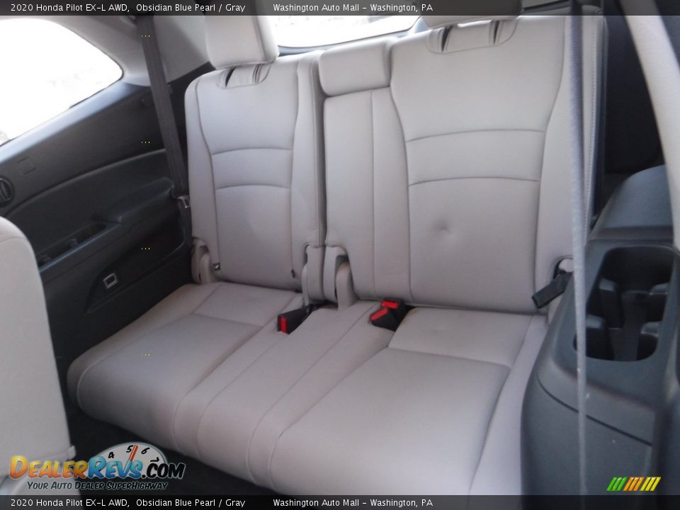 2020 Honda Pilot EX-L AWD Obsidian Blue Pearl / Gray Photo #33