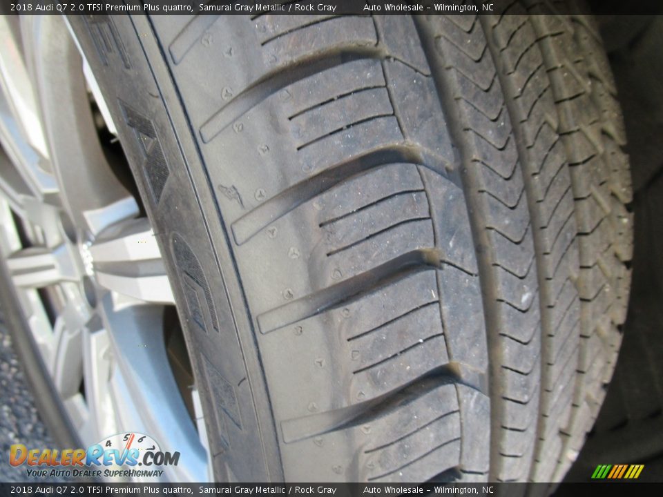 2018 Audi Q7 2.0 TFSI Premium Plus quattro Samurai Gray Metallic / Rock Gray Photo #8