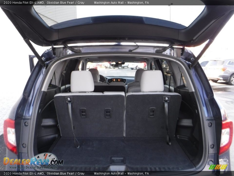 2020 Honda Pilot EX-L AWD Obsidian Blue Pearl / Gray Photo #34