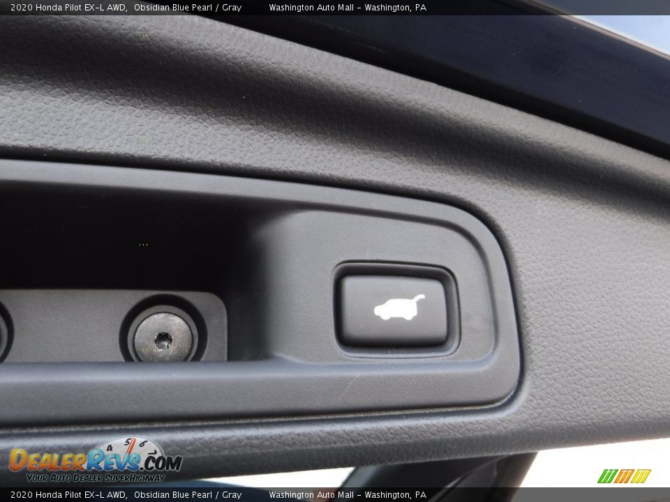 2020 Honda Pilot EX-L AWD Obsidian Blue Pearl / Gray Photo #35