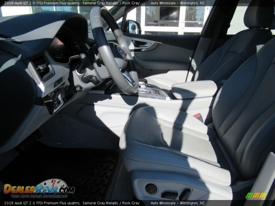 2018 Audi Q7 2.0 TFSI Premium Plus quattro Samurai Gray Metallic / Rock Gray Photo #10