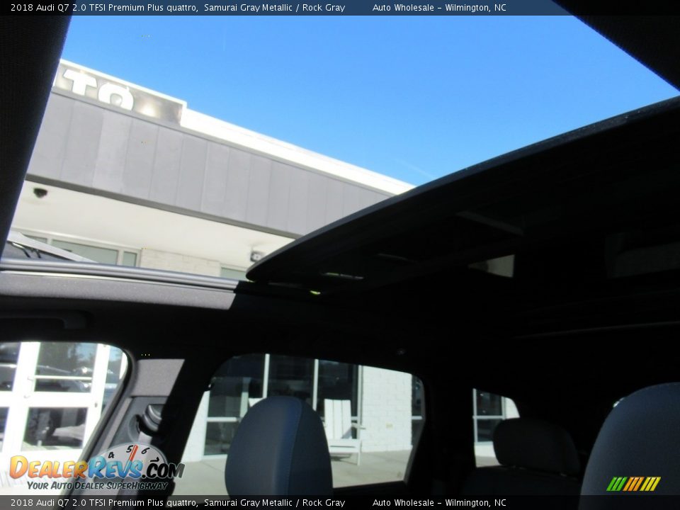2018 Audi Q7 2.0 TFSI Premium Plus quattro Samurai Gray Metallic / Rock Gray Photo #11