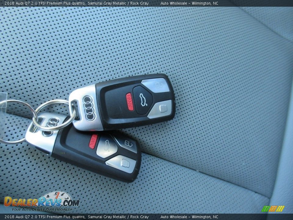 2018 Audi Q7 2.0 TFSI Premium Plus quattro Samurai Gray Metallic / Rock Gray Photo #20