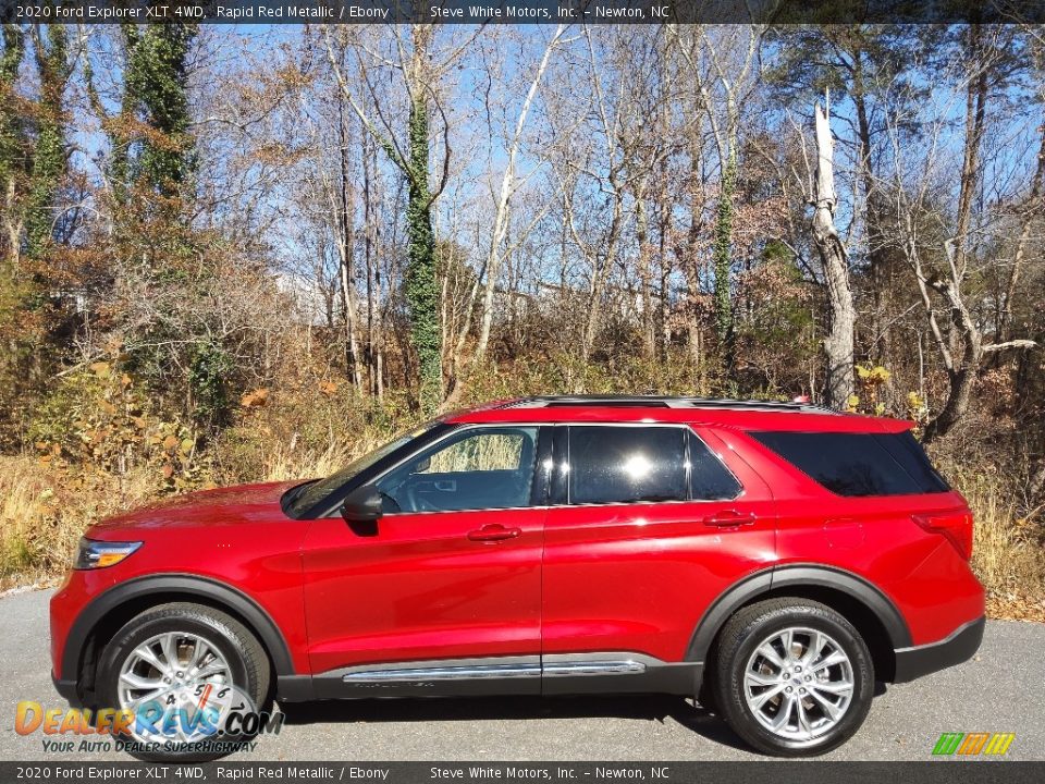 Rapid Red Metallic 2020 Ford Explorer XLT 4WD Photo #1