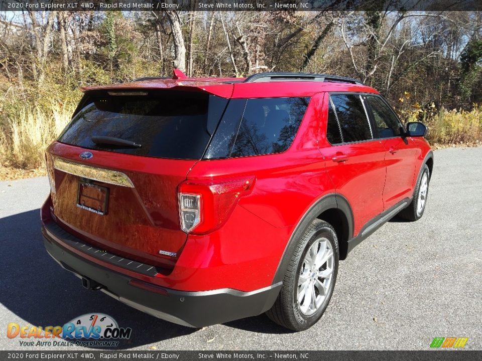 2020 Ford Explorer XLT 4WD Rapid Red Metallic / Ebony Photo #6