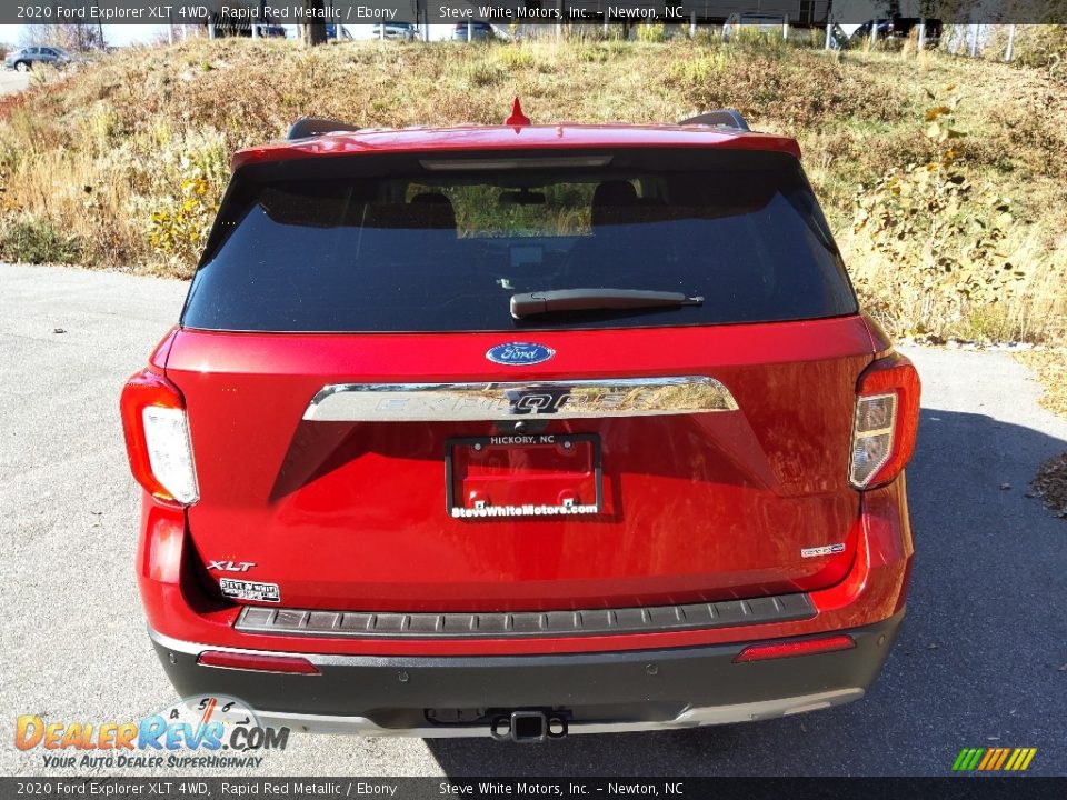 2020 Ford Explorer XLT 4WD Rapid Red Metallic / Ebony Photo #7