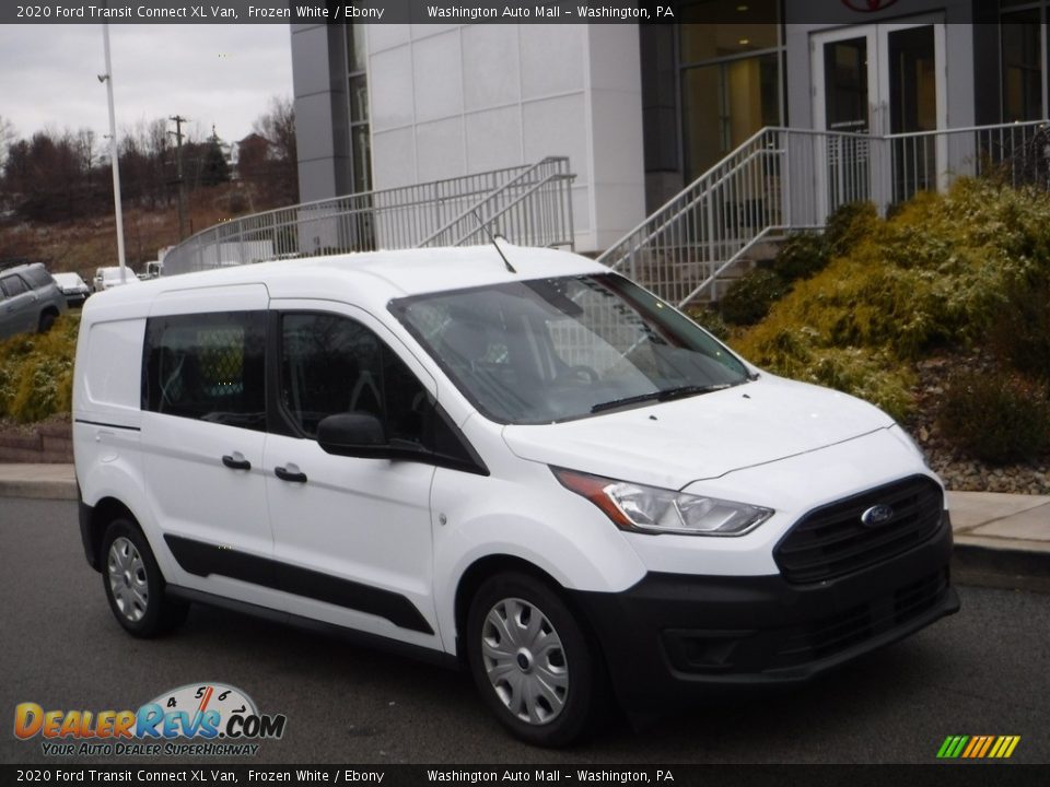 2020 Ford Transit Connect XL Van Frozen White / Ebony Photo #1