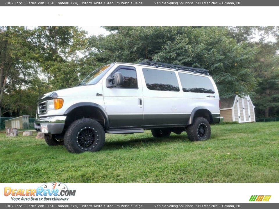 Oxford White 2007 Ford E Series Van E150 Chateau 4x4 Photo #1