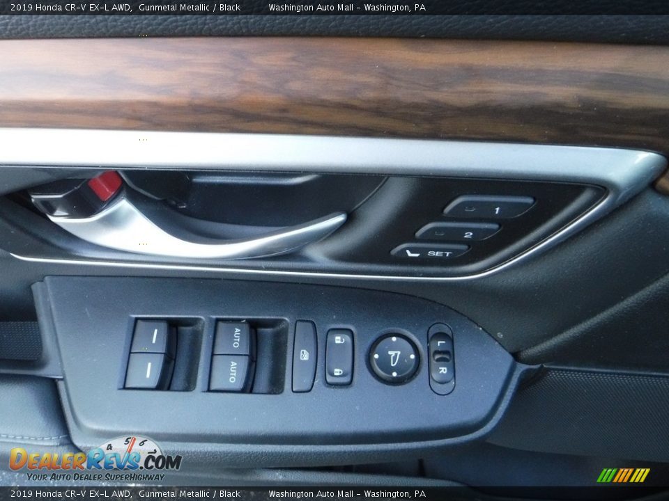 2019 Honda CR-V EX-L AWD Gunmetal Metallic / Black Photo #14