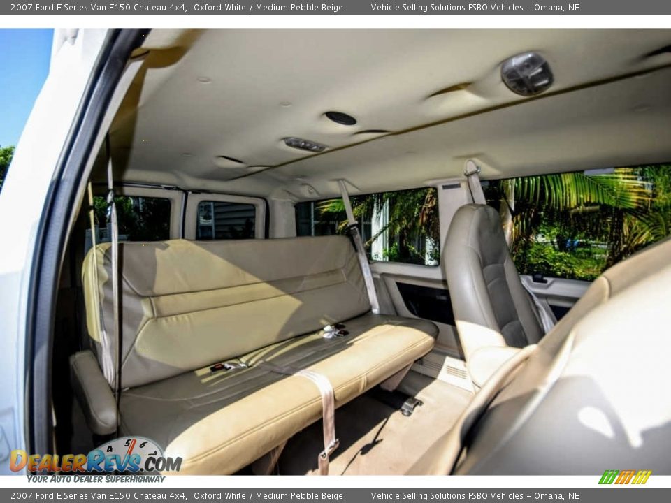 Rear Seat of 2007 Ford E Series Van E150 Chateau 4x4 Photo #7