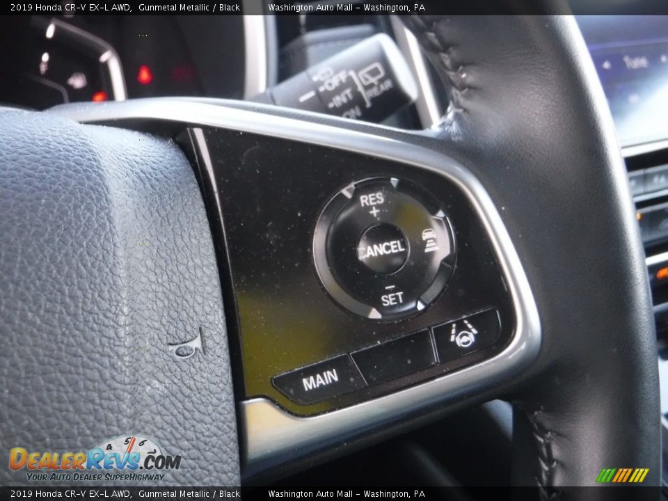 2019 Honda CR-V EX-L AWD Gunmetal Metallic / Black Photo #24
