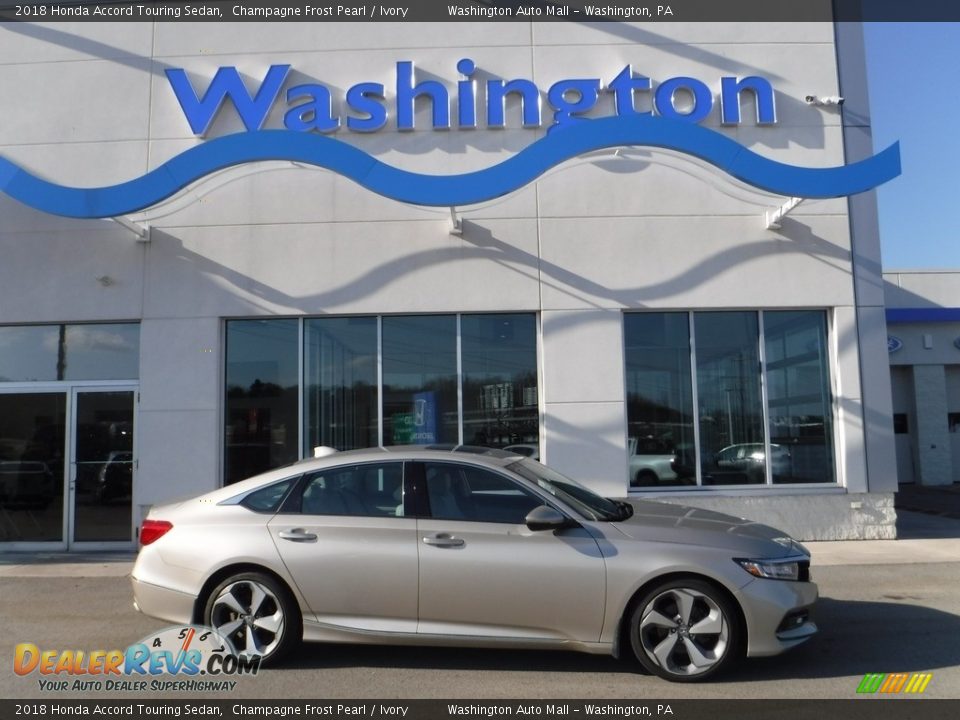 2018 Honda Accord Touring Sedan Champagne Frost Pearl / Ivory Photo #2