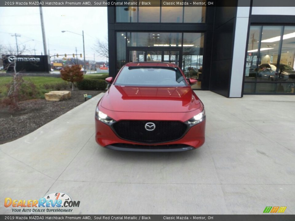 2019 Mazda MAZDA3 Hatchback Premium AWD Soul Red Crystal Metallic / Black Photo #1