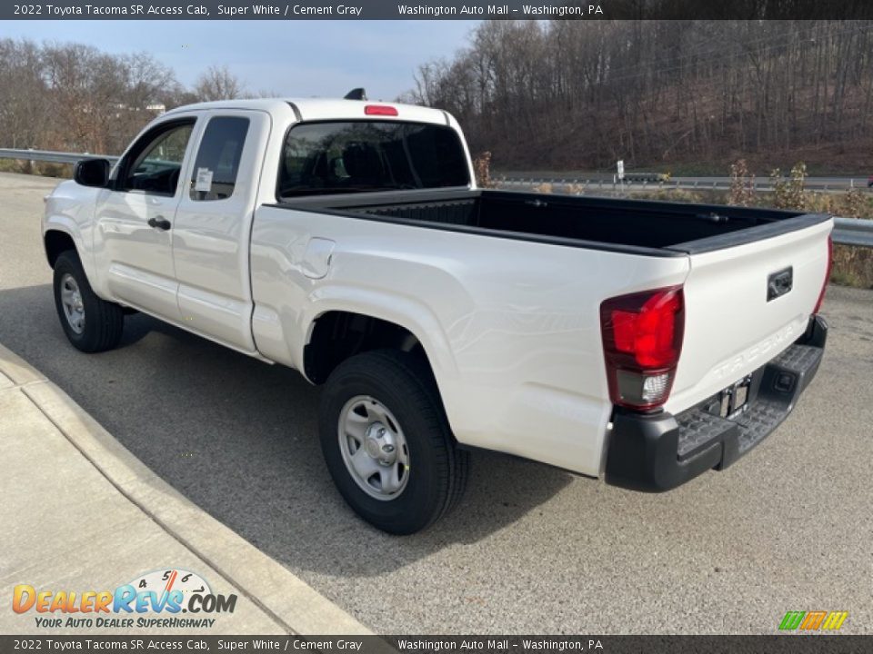 Super White 2022 Toyota Tacoma SR Access Cab Photo #2