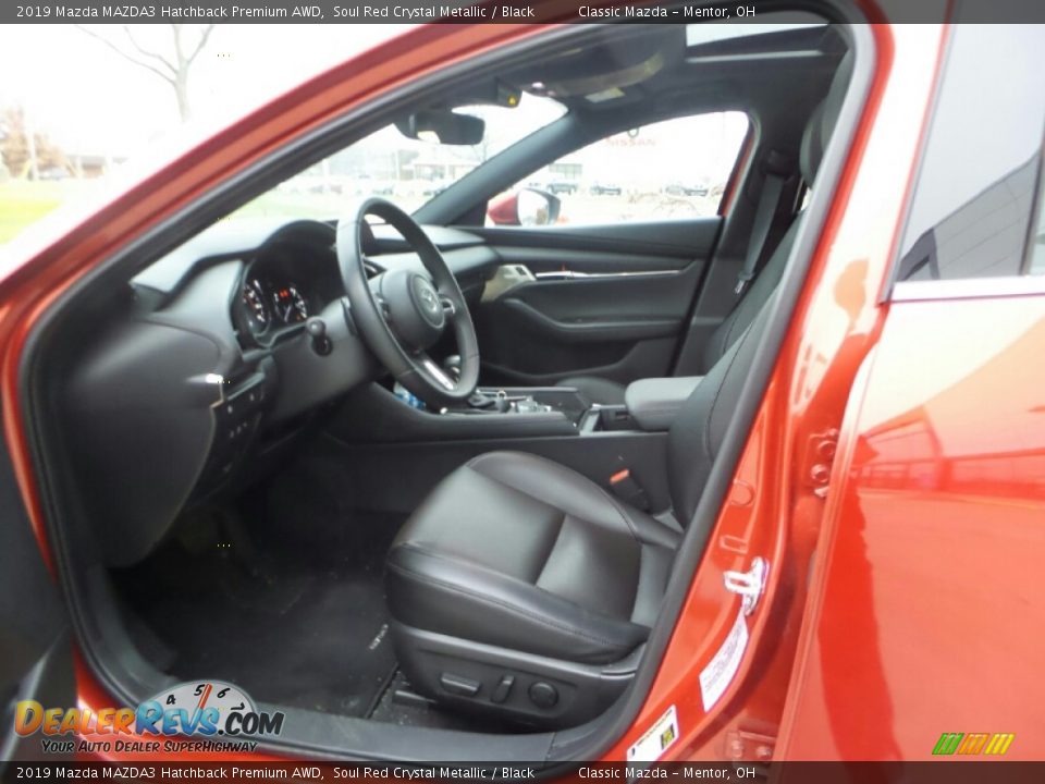 2019 Mazda MAZDA3 Hatchback Premium AWD Soul Red Crystal Metallic / Black Photo #3